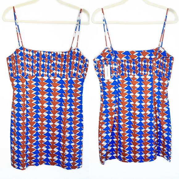 Anthropologie Maeve The Ophelia Sleeveless Linen Slim Micro Mini Dress 10 NWT - Picture 3 of 16